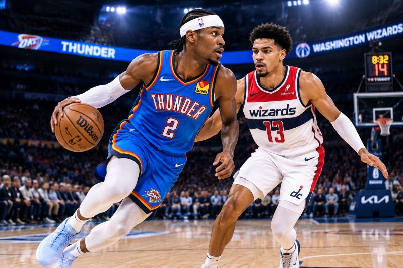 10月31日 NBA常规赛 奇才vs雷霆 赛前预测：雷霆客场提速，奇才防线难挡