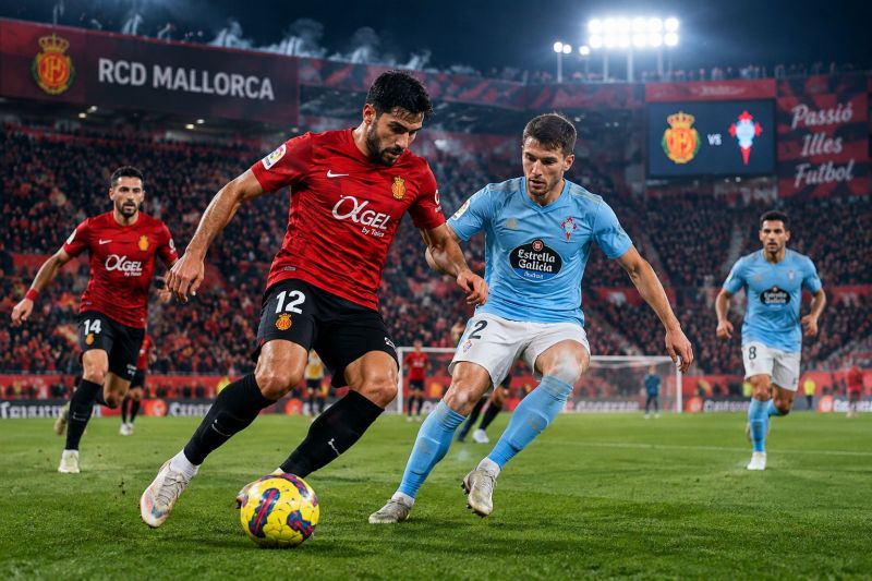马洛卡主场硬碰塞尔塔，小比分格局谁先犯错？