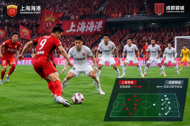 上海海港vs成都蓉城：足协杯八强战预测，海港主场或2-1险胜