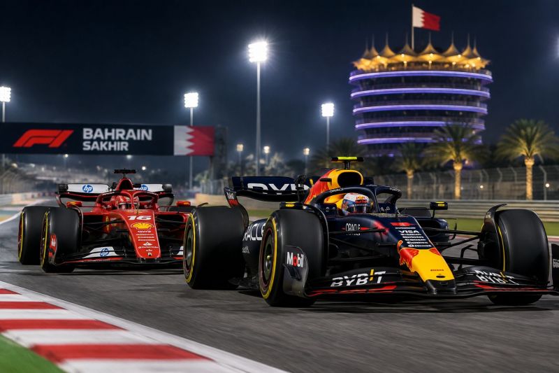 2023F1巴林大奖赛第三次练习赛回放：萨基尔赛道长距离节奏定胜负，正赛冠军悬念不大