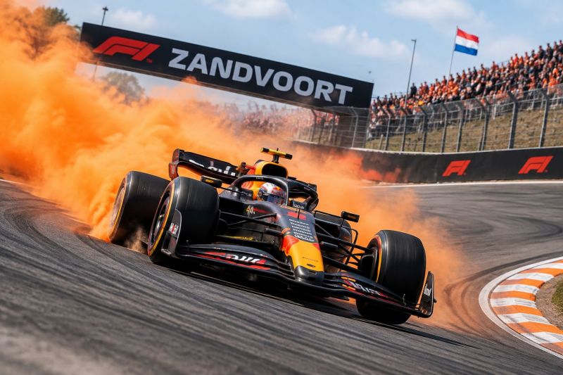 F1荷兰大奖赛三练回放：赞德福特高速弯里的红牛真优势与梅奔的隐藏牌