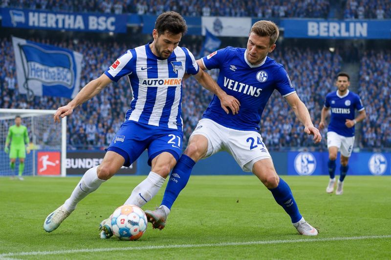 柏林赫塔vs沙尔克：主场抢分战，比分锁定2-1