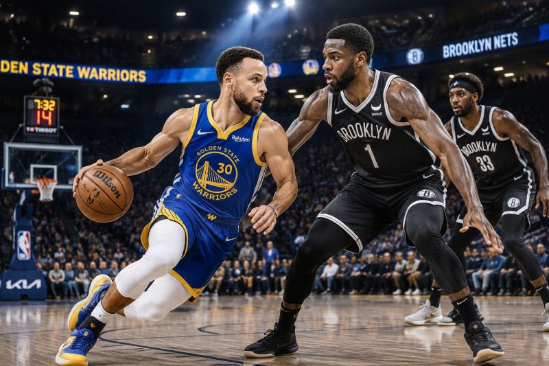 11月26日 NBA常规赛 篮网vs勇士 赛前预测：勇士客场擒篮网，推荐比分114-107