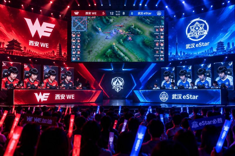 西安WE vs 武汉eStar：eStar野区压制更胜一筹，WE主场难挡攻势